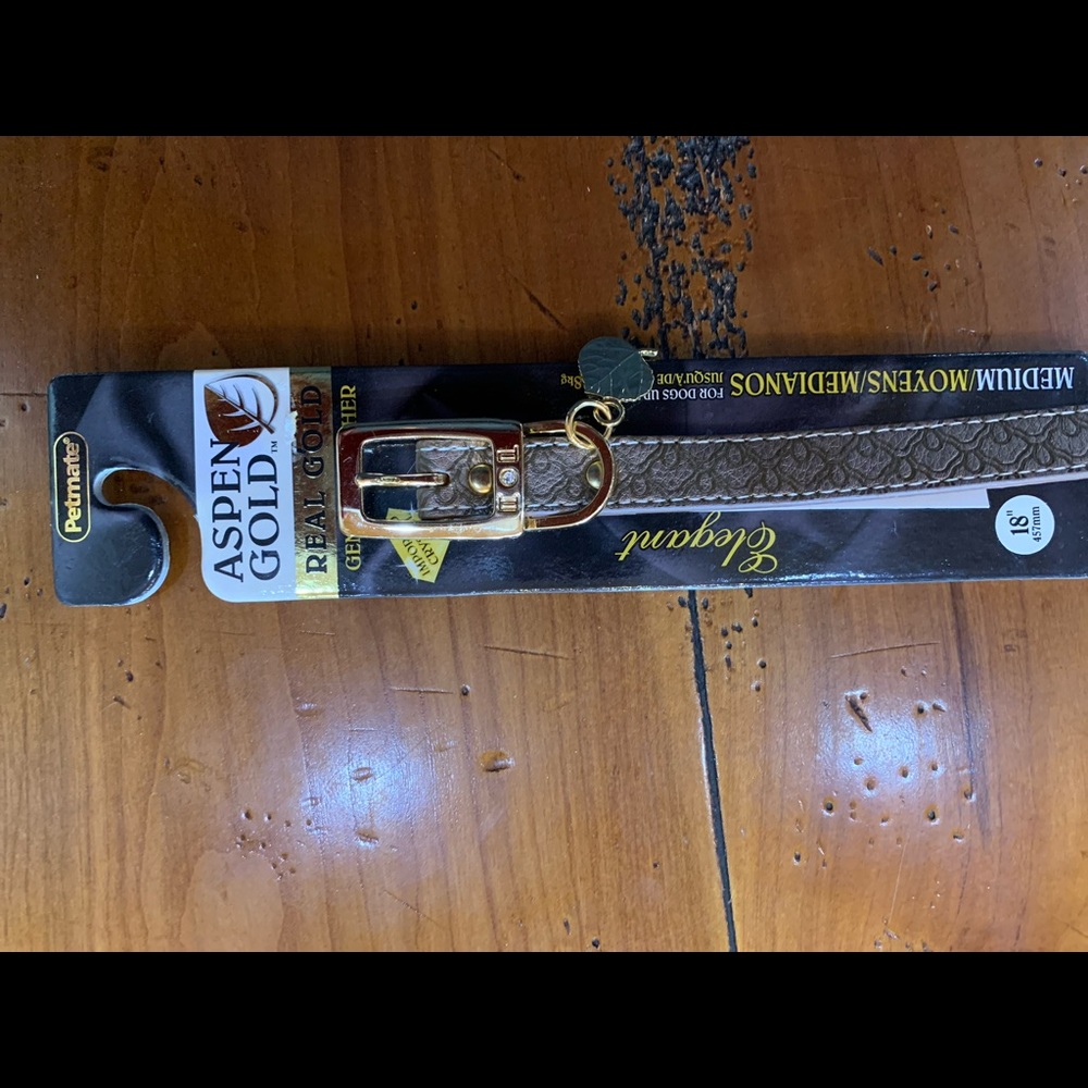 NWT! Stunning dog collar 18”